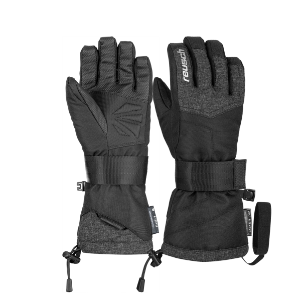 Reusch Baseplate R-TEX® XT Junior 6064272 7766 schwarz silber grau 1